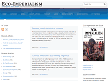 Tablet Screenshot of eco-imperialism.com